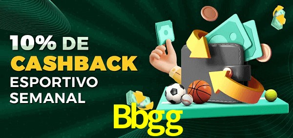 10% de bônus de cashback na Bbgg